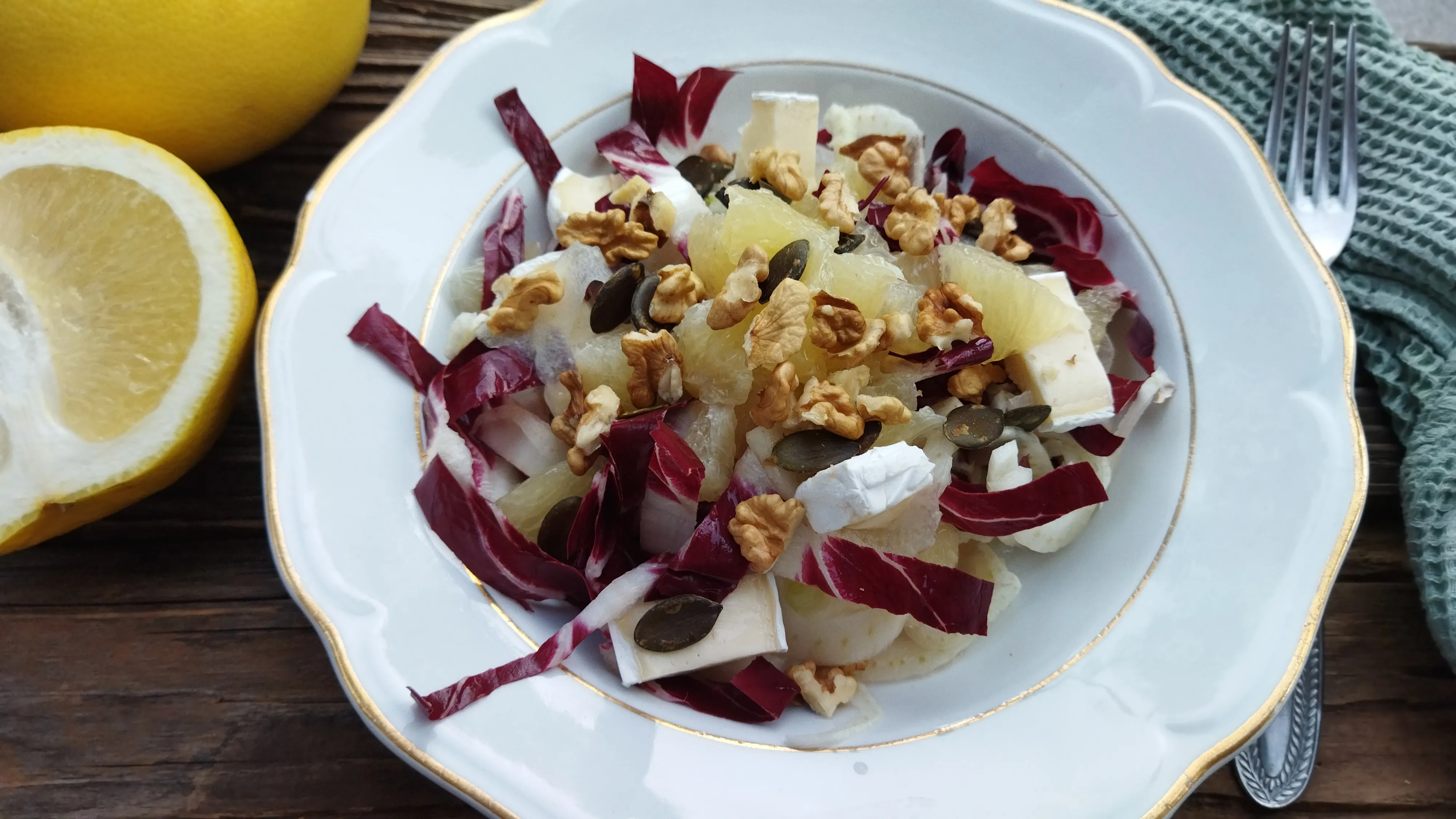 Radicchio-Fenchelrohkost mit Pompelmo (3)