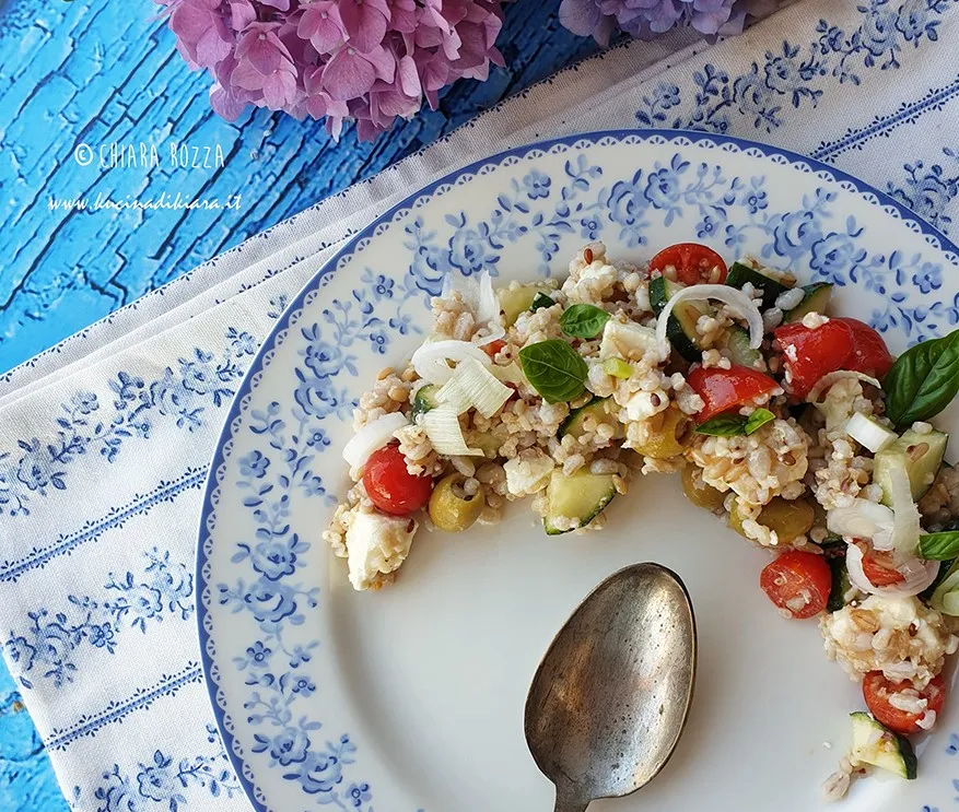 Insalata di cereali alla greca