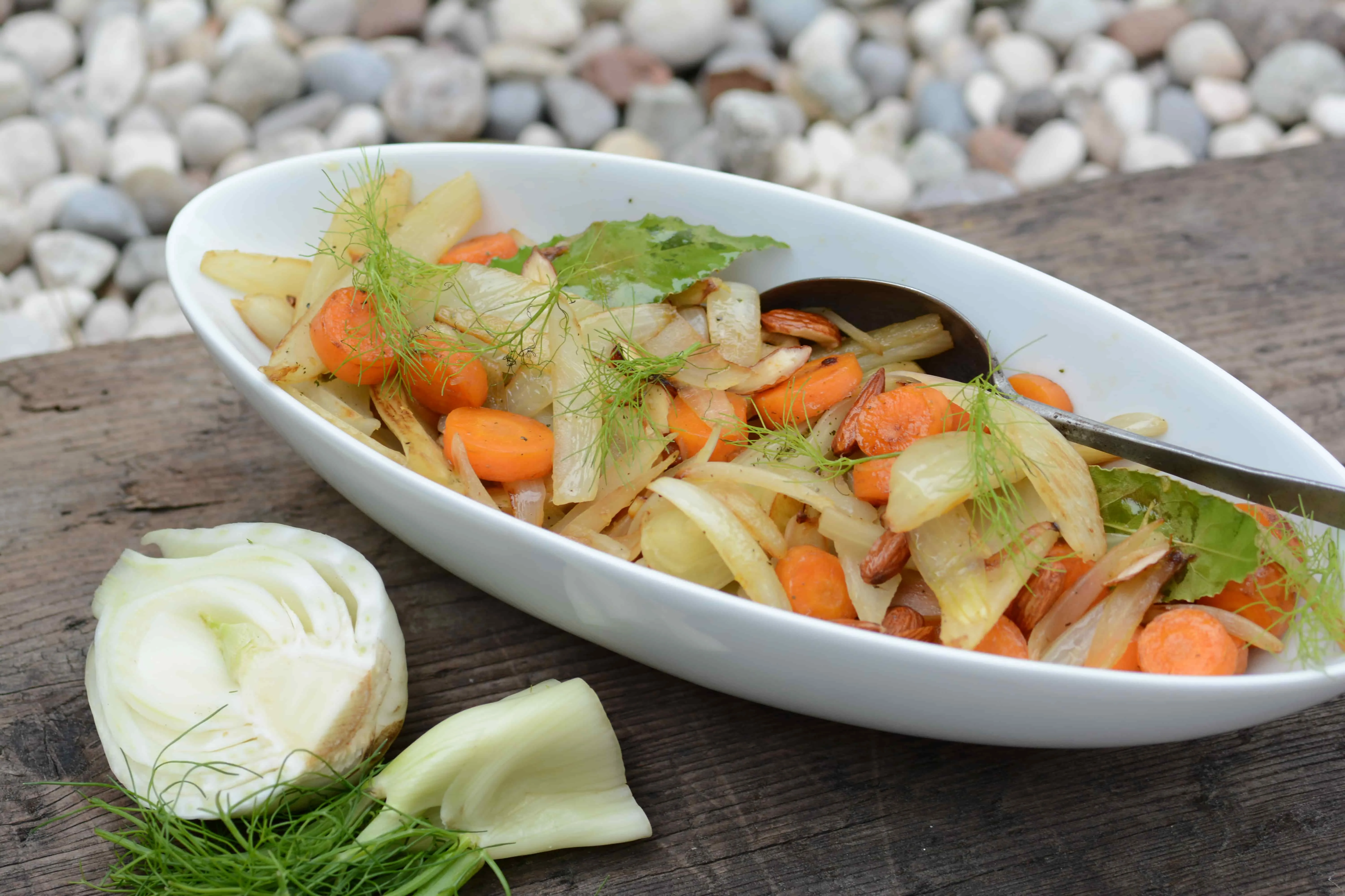 Geschmorter Fenchel mit Karotten